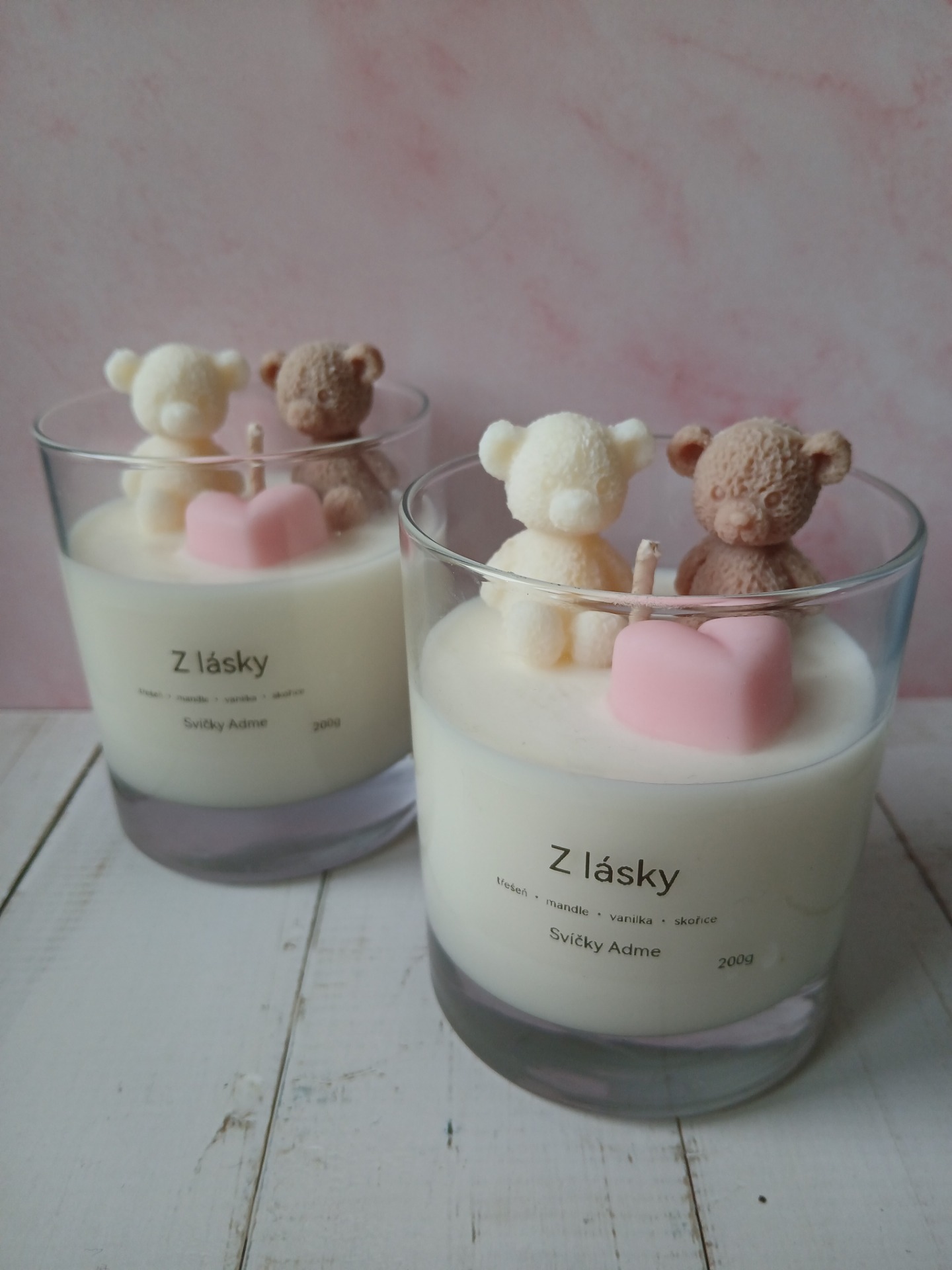 Sójová svíčka Valentýn