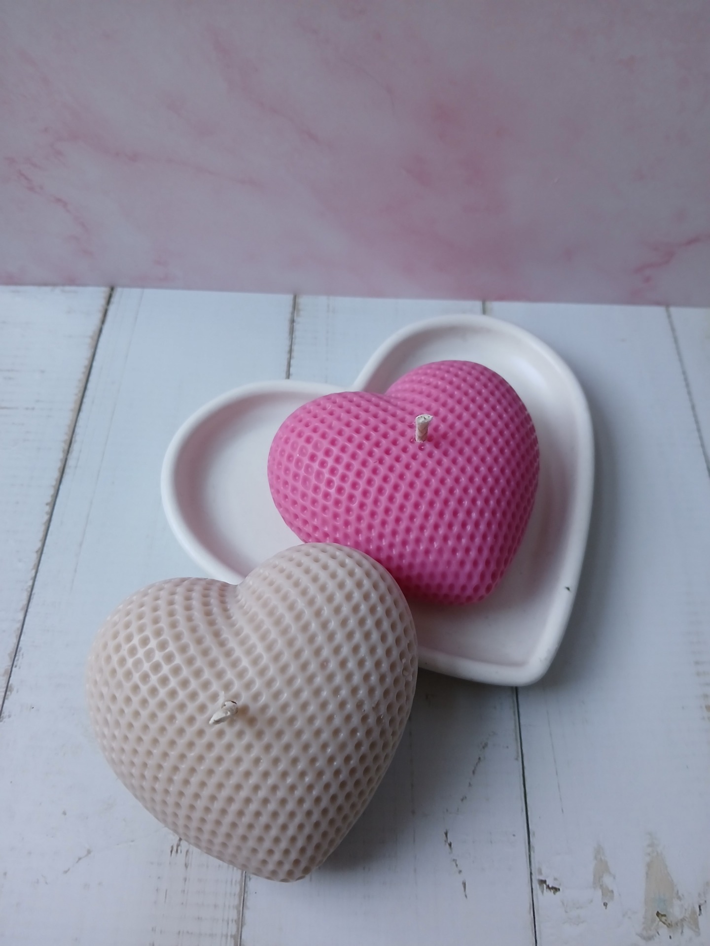 Sójová svíčka Valentýnské srdce