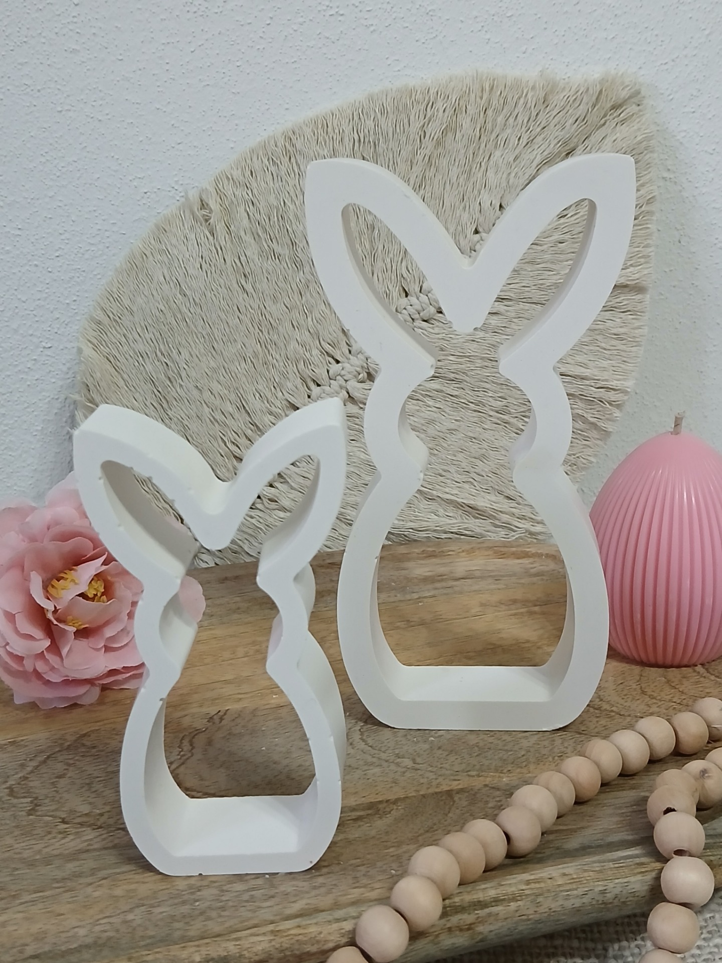 Dekorace Zajíci z Jesmonite