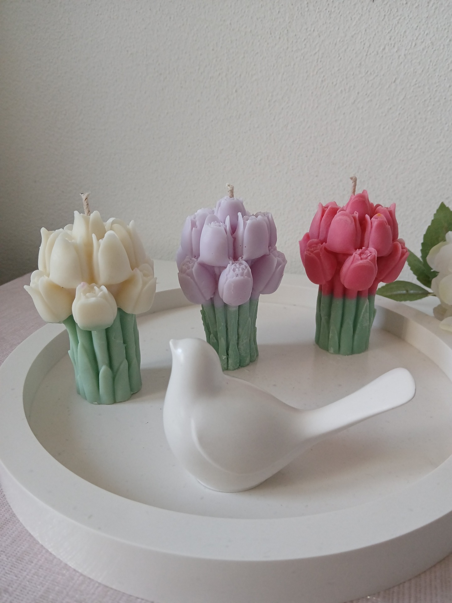 Sójová svíčka Tulipány