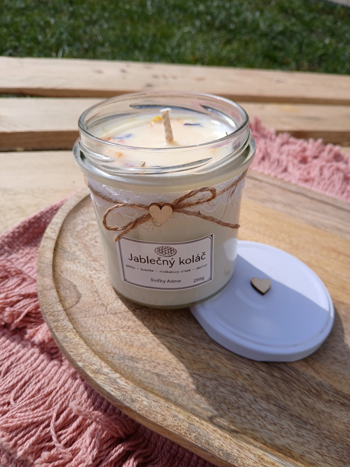 Sójová svíčka Jablečný koláč